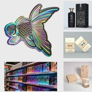 Multi-color embossed printed labels, custom printed labels for various currencies